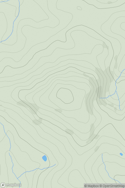 Thumbnail image for Cadbury Castle [South West England] showing contour plot for surrounding peak